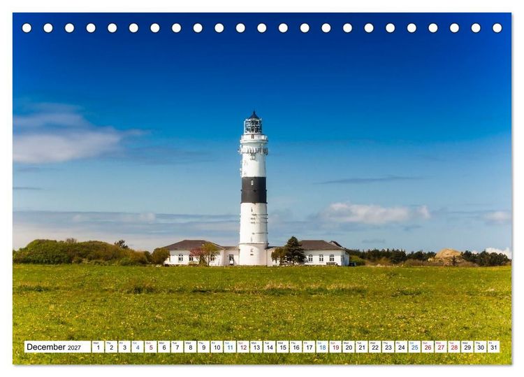 Produktbild: The German North Sea coast (Desk Calendar 2027 DIN A5 landscape), CALVENDO 12 Month DeskCalendar