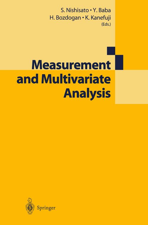 Produktbild: Measurement and Multivariate Analysis