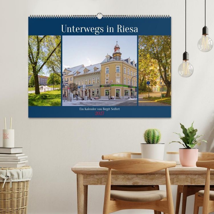 Produktbild: Unterwegs in Riesa (Wandkalender 2027 DIN A2 quer), CALVENDO Monatskalender