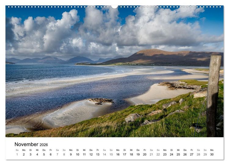 Produktbild: Luskentyre - Isle of Harris, Outer Hebrides (Wandkalender 2026 DIN A2 quer), CALVENDO Monatskalender