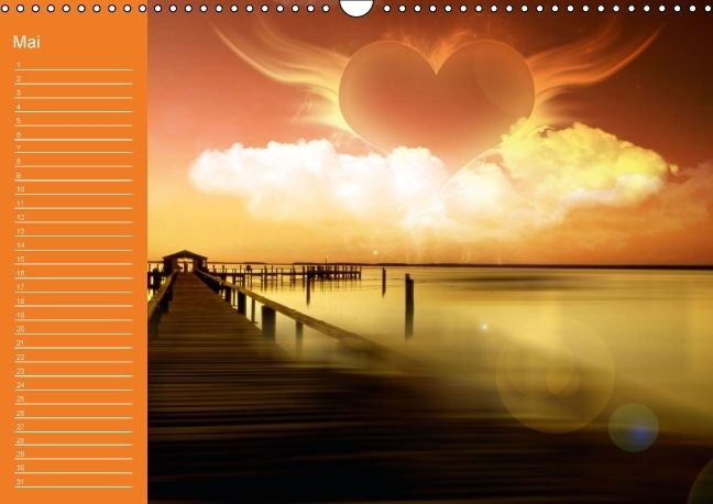 Produktbild: Botschaften mit Herz! (Wandkalender immerw&auml;hrend DIN A3 quer)