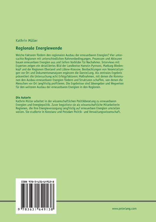 Produktbild: Regionale Energiewende
