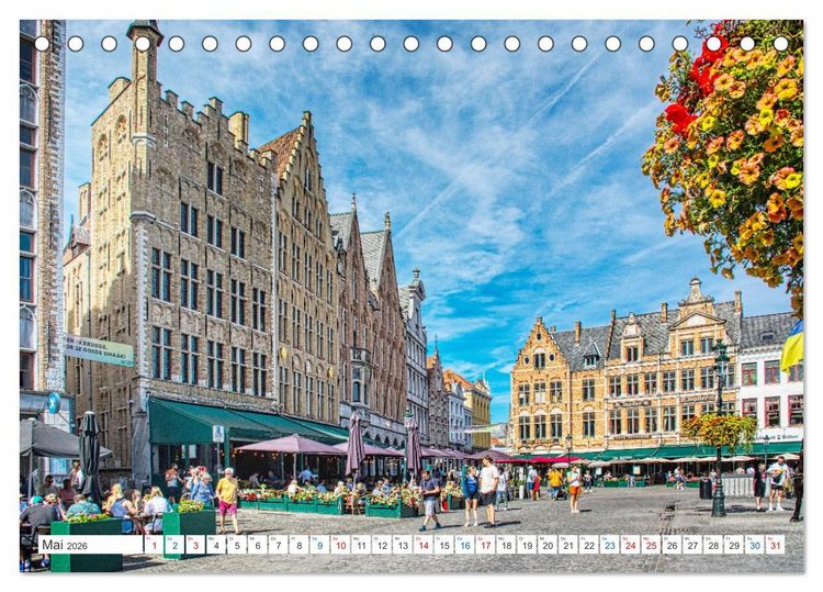 Produktbild: Br&uuml;gge sehen - und sich verlieben (Tischkalender 2026 DIN A5 quer), CALVENDO Monatskalender