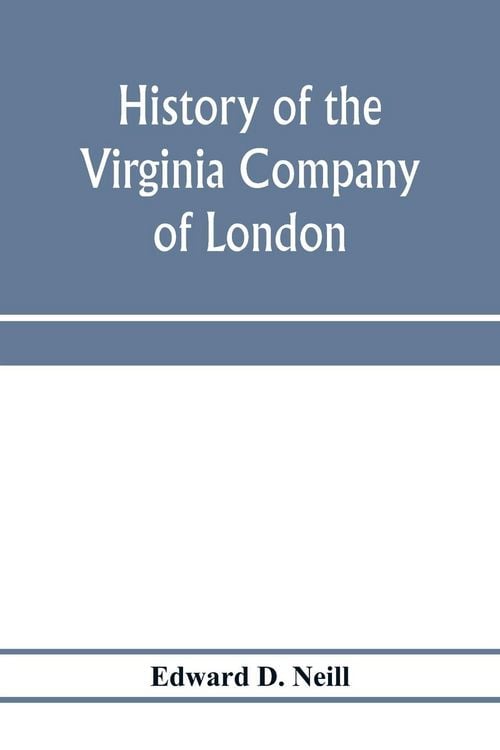 Produktbild: History of the Virginia Company of London