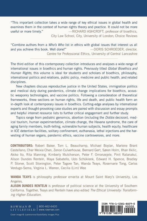 Produktbild: Bioethics and Human Rights