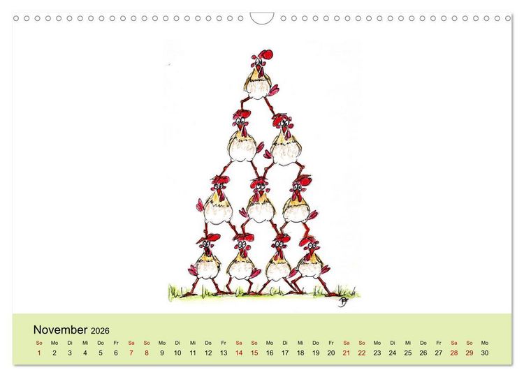 Produktbild: Gemeinsam stark (Wandkalender 2026 DIN A3 quer), CALVENDO Monatskalender