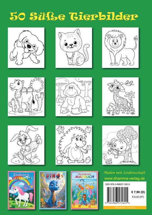 Produktbild: Tiere Malbuch