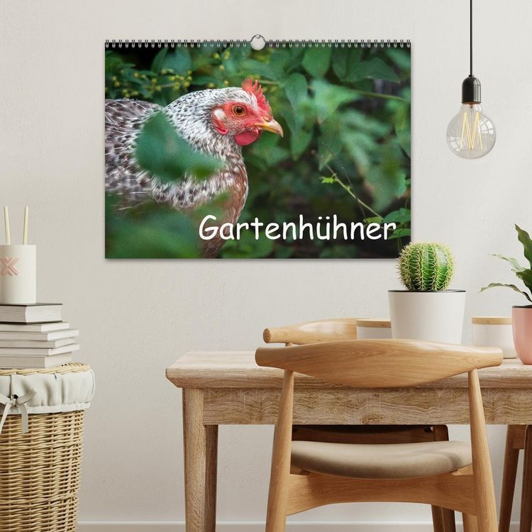 Produktbild: Gartenh&uuml;hner (Wandkalender 2026 DIN A3 quer), CALVENDO Monatskalender