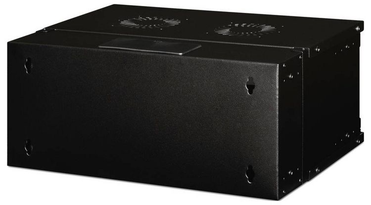 Produktbild: Digitus DN-49201 19 Zoll Wandgeh&auml;use (B x H x T) 540 x 240 x 400 mm 4 HE Schwarz, Schwarz (RAL 9005)