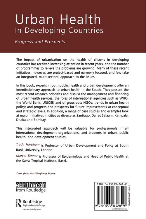 Produktbild: Urban Health in Developing Countries