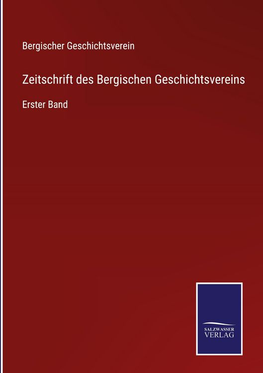 Produktbild: Zeitschrift des Bergischen Geschichtsvereins