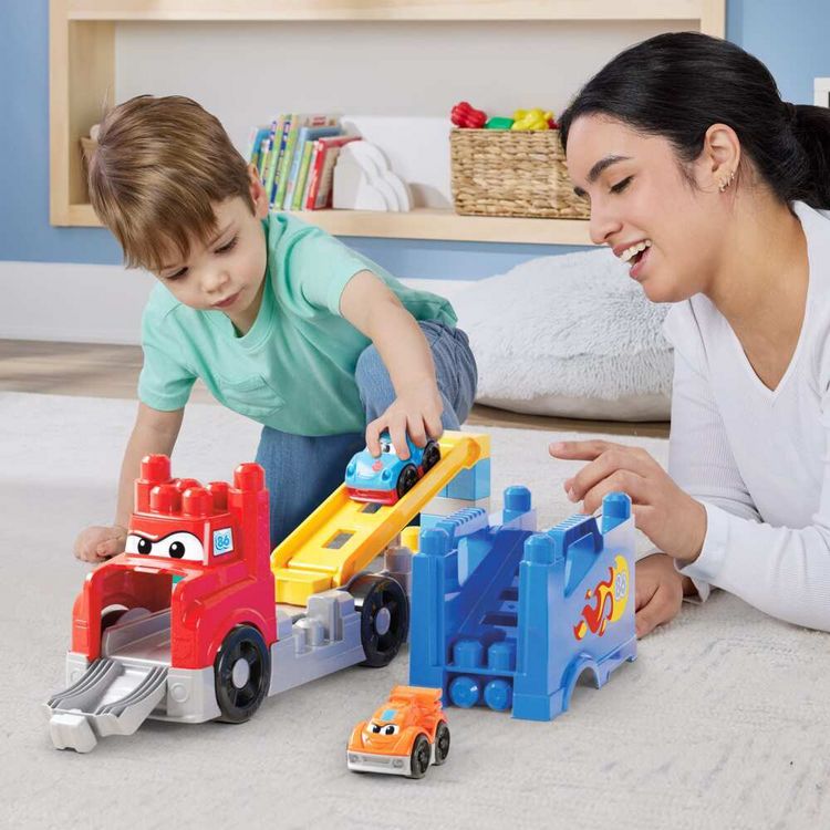 Produktbild: MEGA BLOKS Rennwagen-Transporter