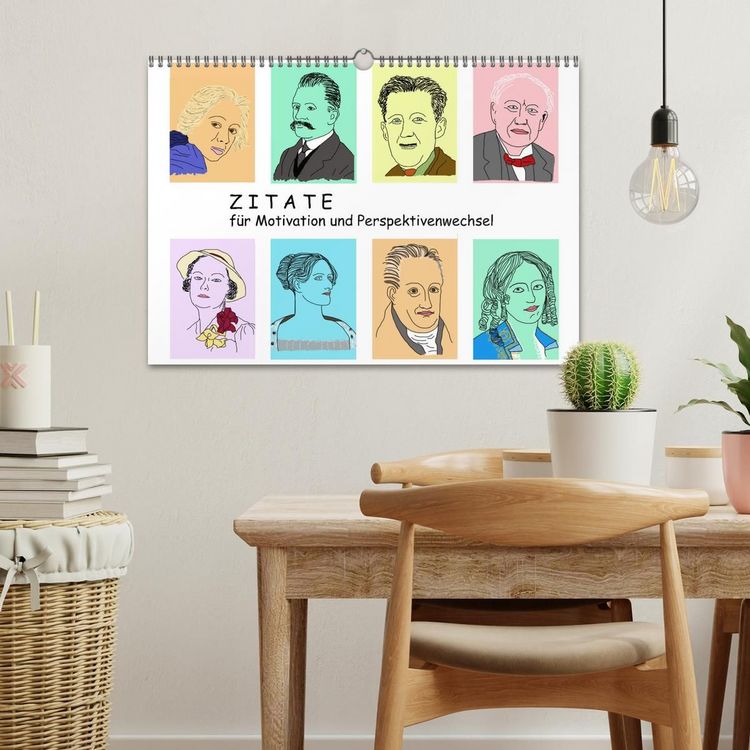 Produktbild: Zitate f&uuml;r Motivation und Perspektivenwechsel (Wandkalender 2027 DIN A3 quer), CALVENDO Monatskalender