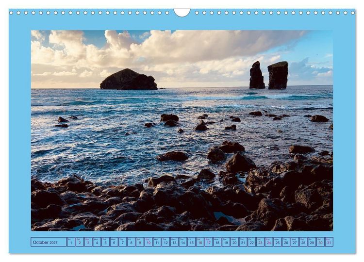 Produktbild: Wild Nature Azores &ndash; S&atilde;o Miguel (Wall Calendar 2027 DIN A3 landscape), CALVENDO 12 Month Wall Calendar