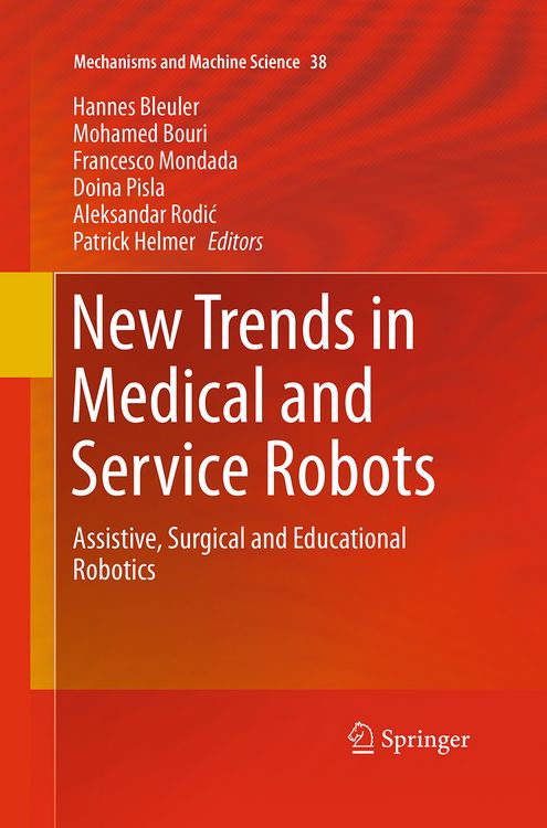 Produktbild: New Trends in Medical and Service Robots