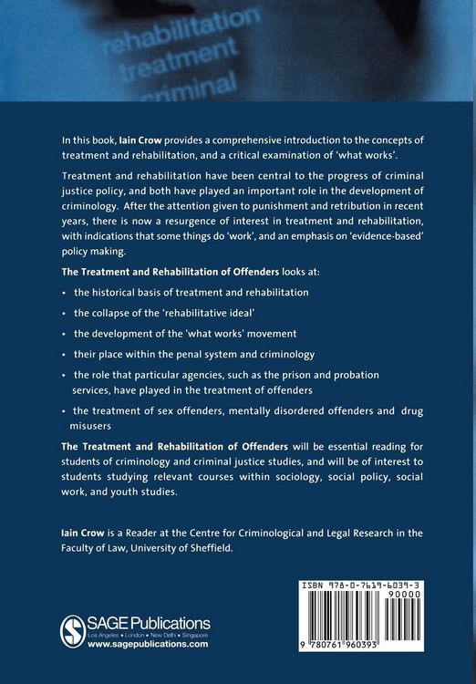 Produktbild: The Treatment and Rehabilitation of Offenders