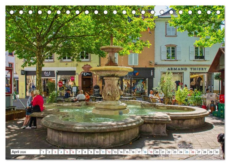 Produktbild: Haguenau - eine Perle im Nordelsass (Tischkalender 2026 DIN A5 quer), CALVENDO Monatskalender