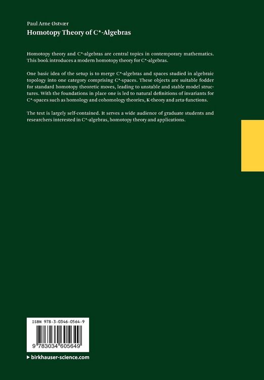 Produktbild: Homotopy Theory of C*-Algebras