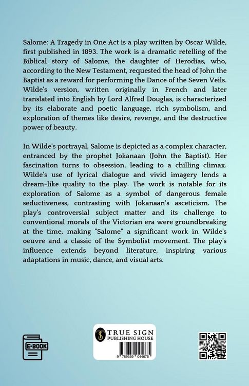 Produktbild: Salome A Tragedy In One Act