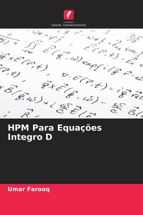 Produktbild: HPM Para Equa&ccedil;&otilde;es Integro D