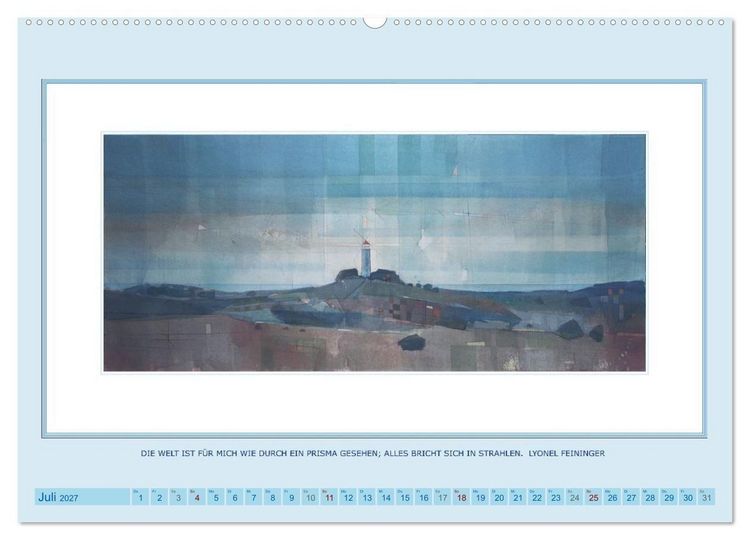 Produktbild: Licht und Linie (Wandkalender 2027 DIN A2 quer), CALVENDO Monatskalender