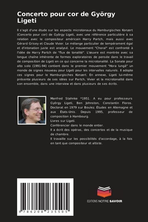 Produktbild: Concerto pour cor de Gy&ouml;rgy Ligeti