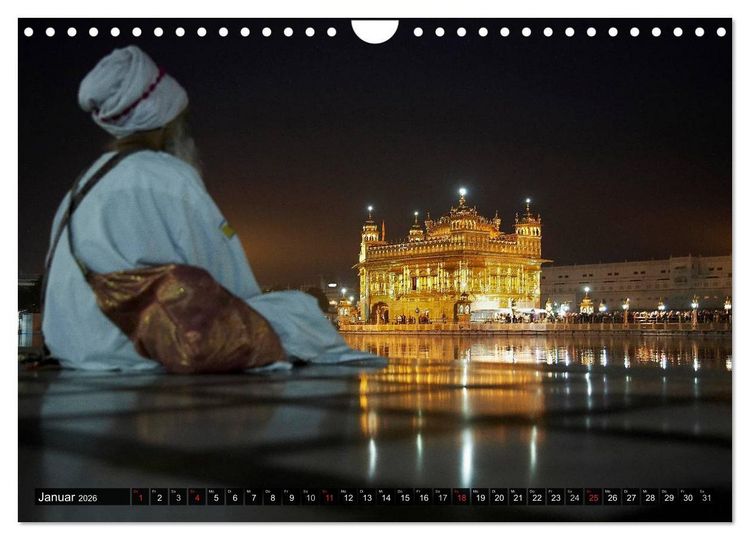 Produktbild: Exotisches Indien (Wandkalender 2026 DIN A4 quer), CALVENDO Monatskalender