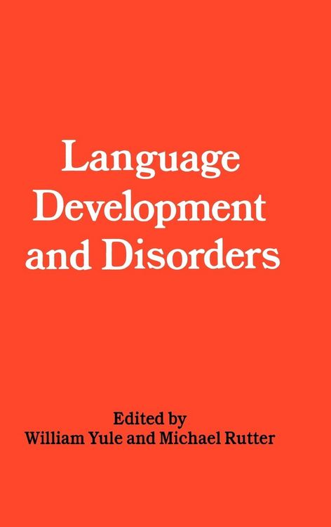Produktbild: Language development and disorders
