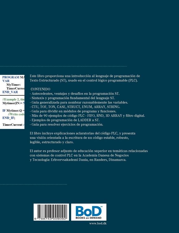 Produktbild: Controles PLC con Texto Estructurado (ST)