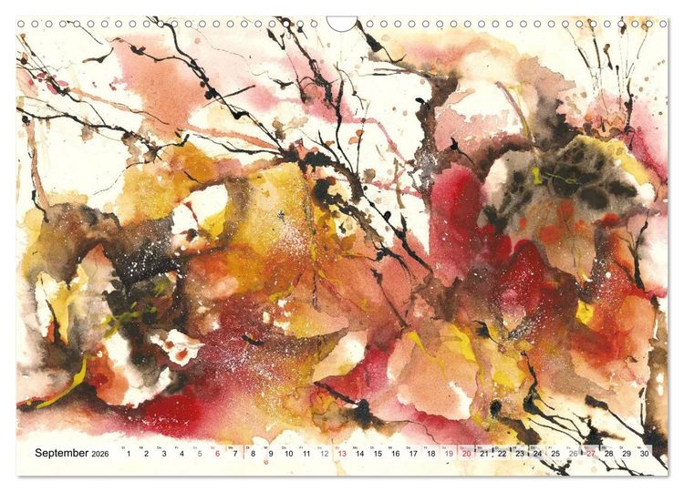 Produktbild: Jahreszeiten Aquarelle (Wandkalender 2026 DIN A3 quer), CALVENDO Monatskalender