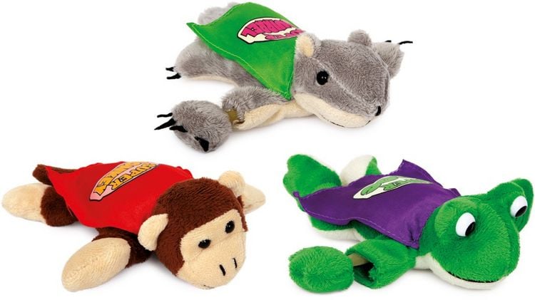 Produktbild: Small foot 4217 - Fliegende Freunde mit schepperndes Ger&auml;usch, 3-er Set, Pl&uuml;schtiere, 18x16x6cm