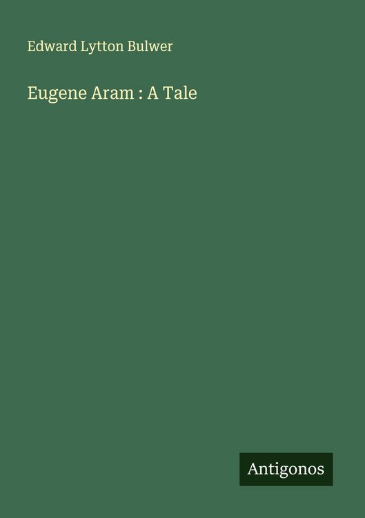 Produktbild: Eugene Aram : A Tale