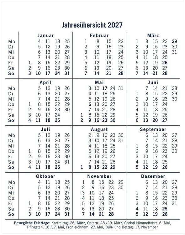 Produktbild: Die besten Spr&uuml;che f&uuml;r lange B&uuml;rotage Tagesabrei&szlig;kalender 2027