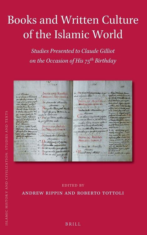 Produktbild: Books and Written Culture of the Islamic World