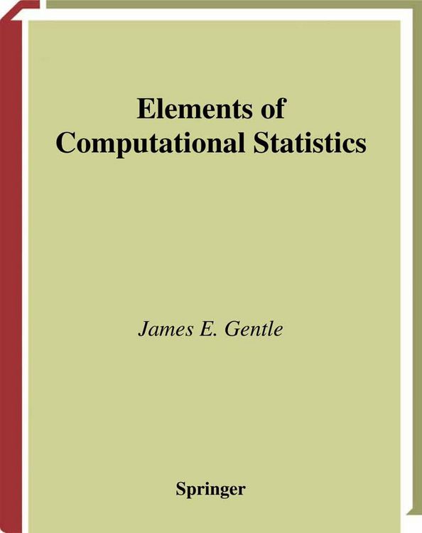 Produktbild: Elements of Computational Statistics