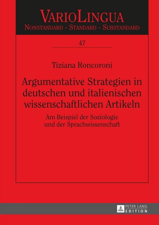 Produktbild: Argumentative Strategien in deutschen und italienischen wissenschaftlichen Artikeln
