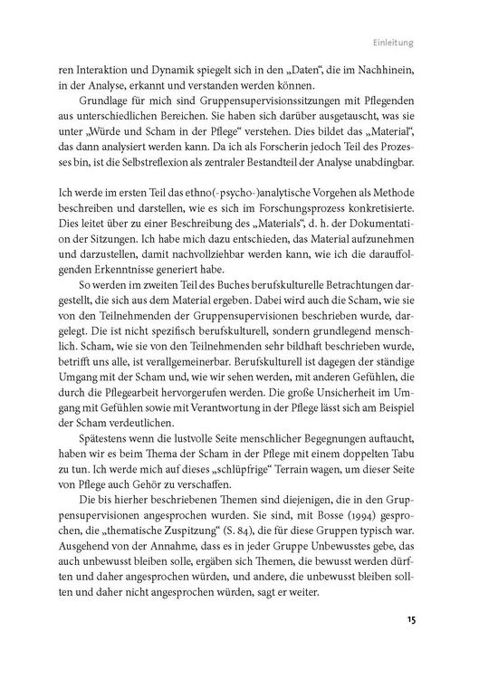 Produktbild: Unerh&ouml;rte Scham in der Pflege