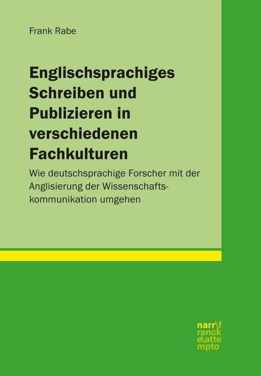 Produktbild: Englischsprachiges Schreiben und Publizieren in verschiedenen Fachkulturen