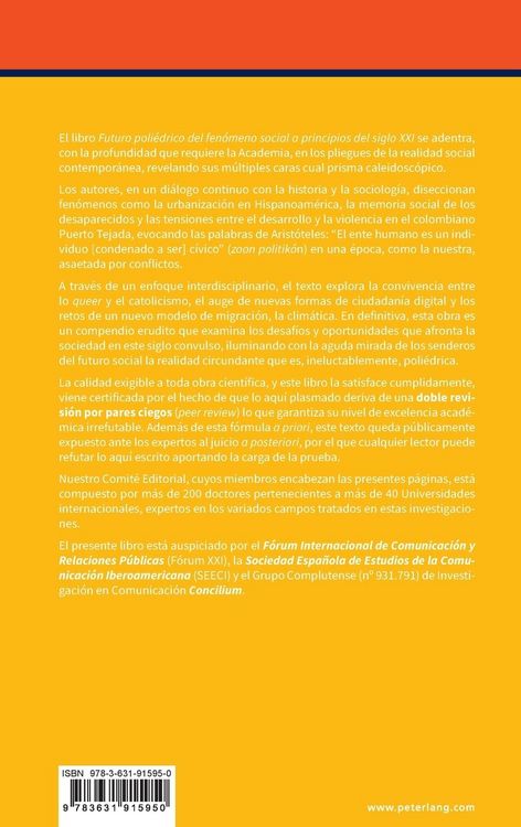 Produktbild: Futuro poli&eacute;drico del fen&oacute;meno social a principios del siglo XXI