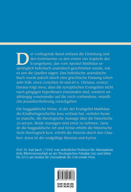 Produktbild: Das Evangelium nach Matth&auml;us
