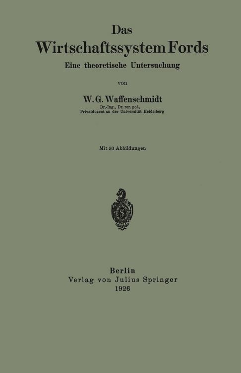 Produktbild: Das Wirtschaftssystem Fords