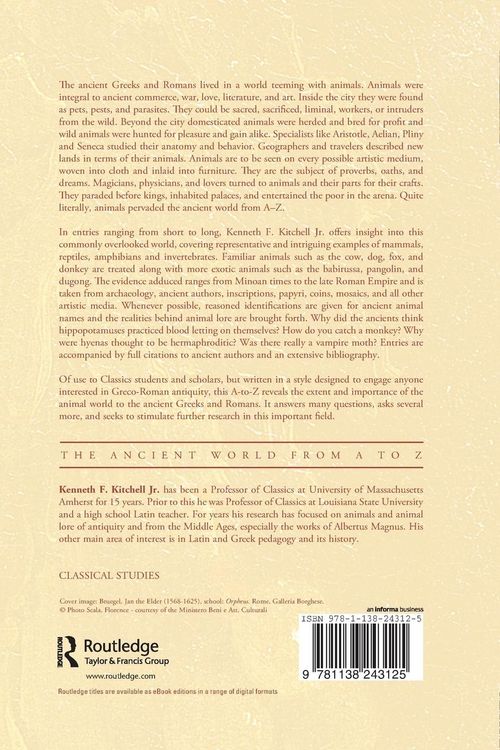 Produktbild: Animals in the Ancient World from A to Z