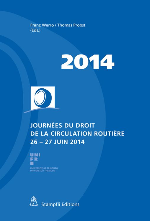 Produktbild: Journ&eacute;es du droit de la circulation routi&egrave;re 26-27 juin 2014