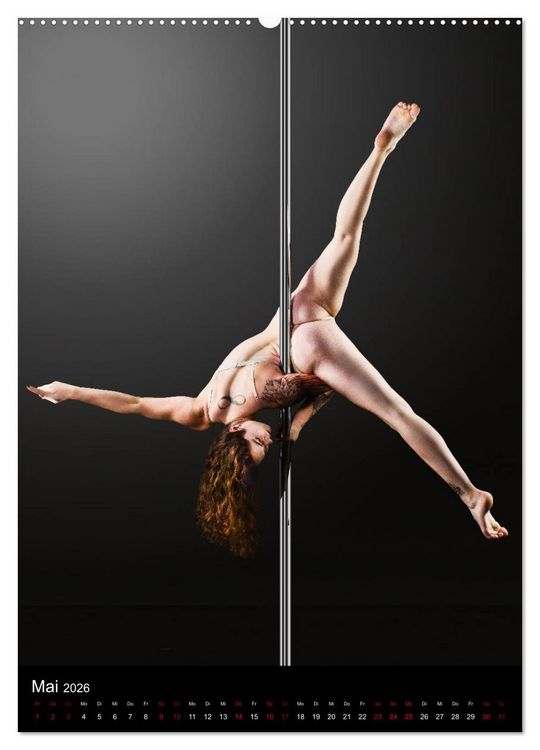 Produktbild: Die Kunst des Poledance (hochwertiger Premium Wandkalender 2026 DIN A2 hoch), Kunstdruck in Hochglanz