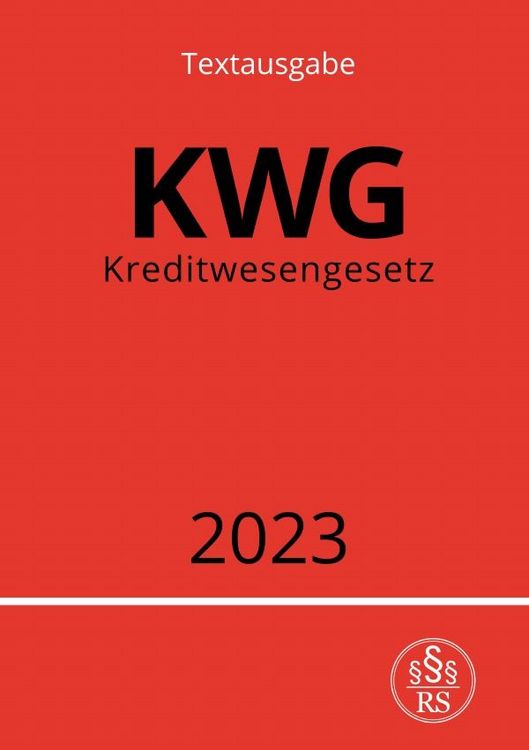 Produktbild: Kreditwesengesetz - KWG 2023