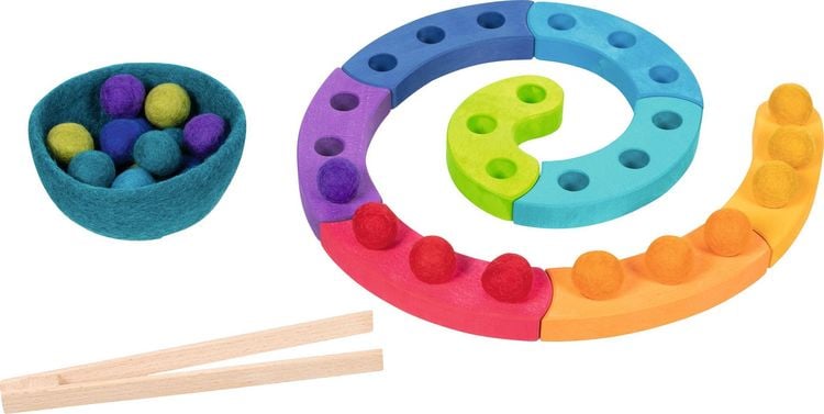 Produktbild: Farbsortierspiel und Adventsspirale