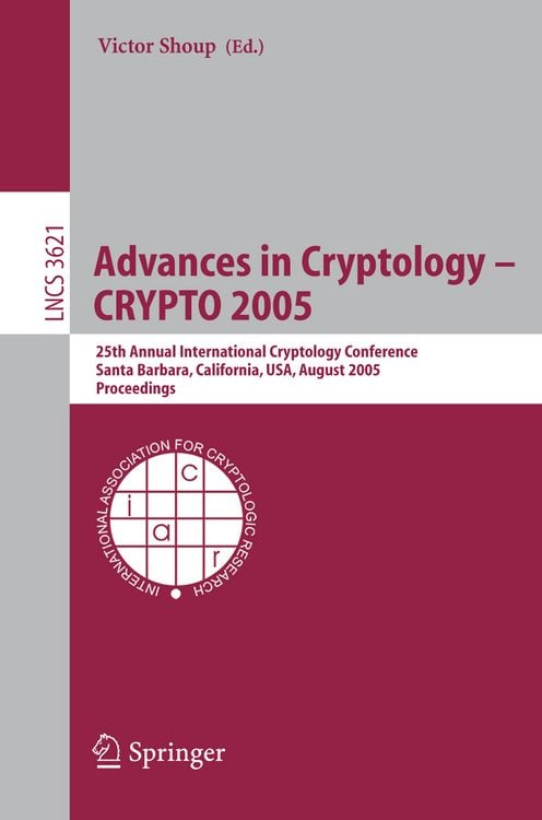 Produktbild: Advances in Cryptology - CRYPTO 2005