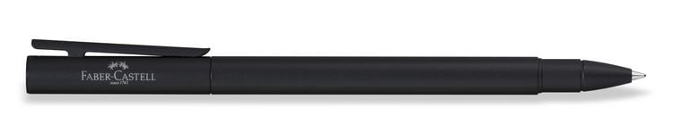 Produktbild: Faber-Castell Tintenroller Neo Slim Metall Schwarz, schwarz