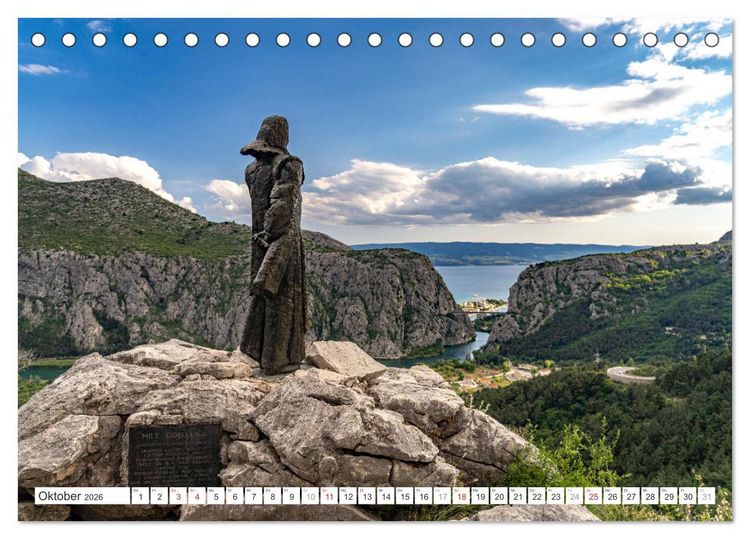Produktbild: Kroatien - Dalmatien (Tischkalender 2026 DIN A5 quer), CALVENDO Monatskalender
