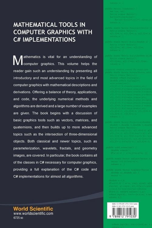 Produktbild: MATHEMATICAL TOOLS IN COMPUTER GRAPHIC..